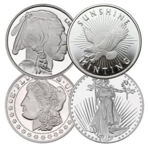 1/2 oz Secondary Silver Round- Random Design