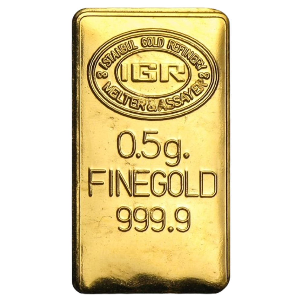 1/2 Gram Gold Bar