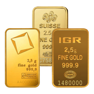 2.5 Gram Gold Bar