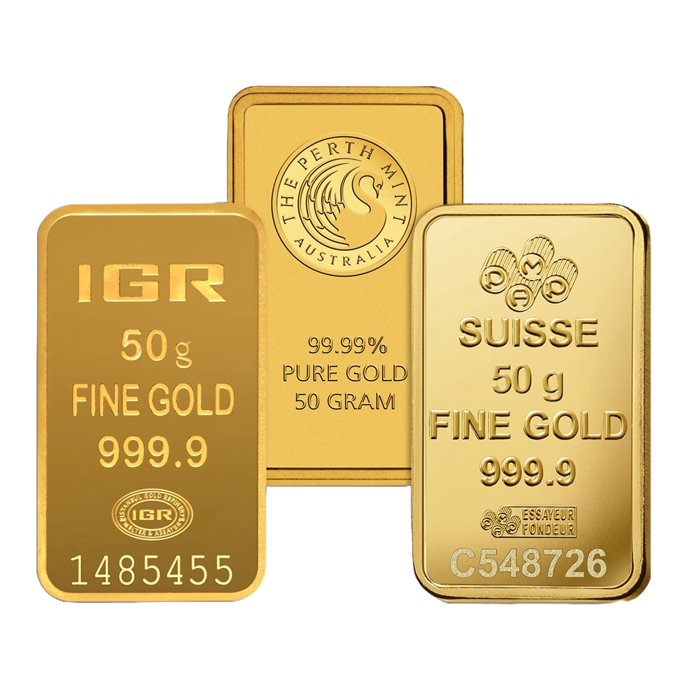 50 Gram Gold Bar - Secondary Market