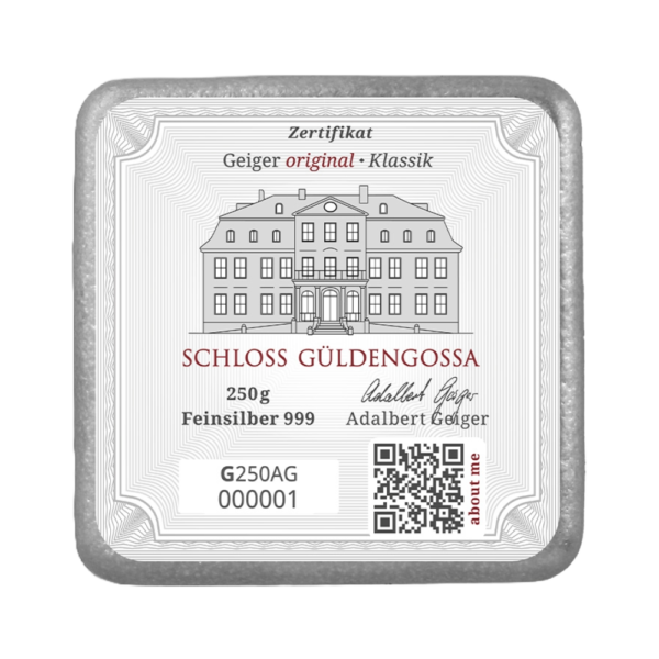 250 Gram Silver Bar - Geiger (Sealed) - Image 2