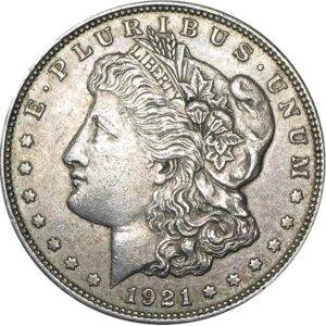 1921 Morgan Silver Dollar – F+