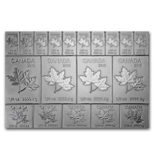2 oz Silver Canadian Maple Flex Bar
