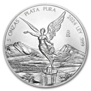 5 oz Silver Mexican Libertad- Various Years