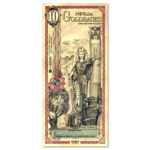 10 Goldback -Random Design