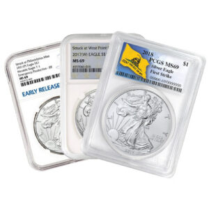 MS 69 1 oz American Silver Eagle- Various Years