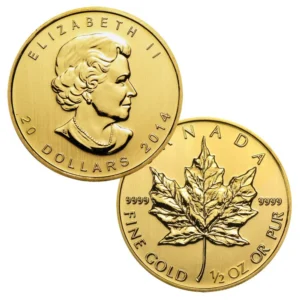 1/2 oz Canadian Gold Maple Leaf- Various Years