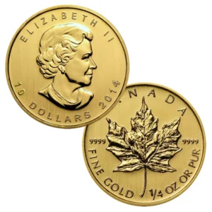 1/4 oz Canadian Gold Maple Leaf- Various Years