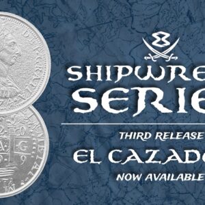 20 oz Silver El Cazador Shipwreck Themed Silver In Treasure Chest